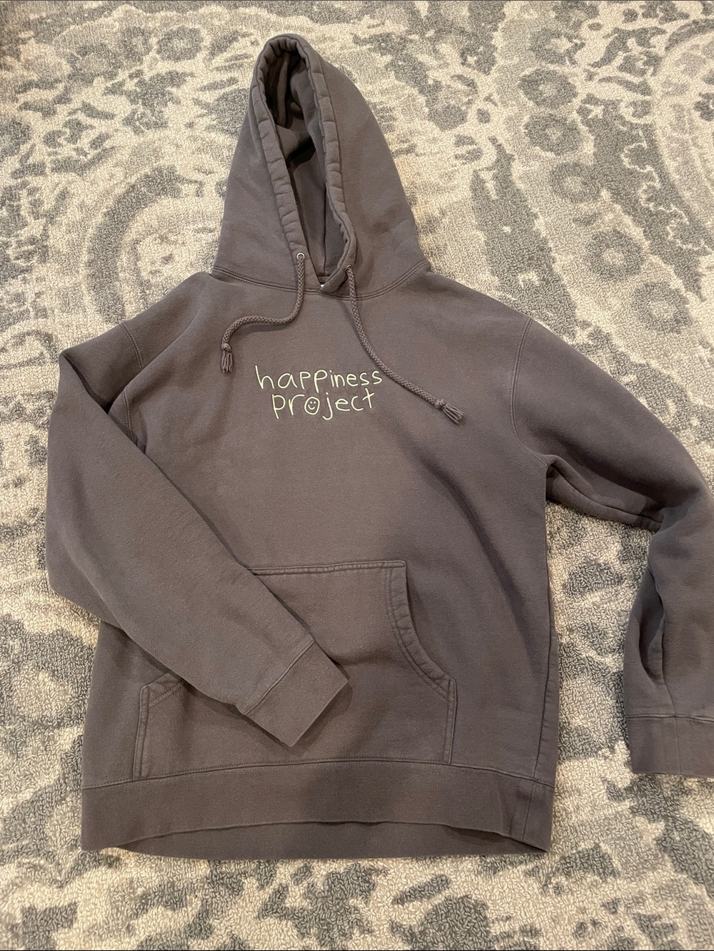 Happiness Project Hoodie - Charcoal